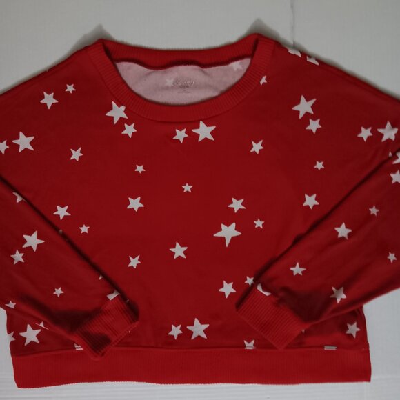 GILLY HICKS BY HOLLISTER STARS CROPPED SWEATSHIRT - Picture 7 of 15